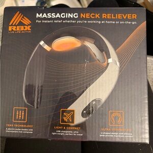 RBX Neck Massager with Black and Gray Design
